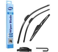 Wiper Blades Set fits Honda Jazz MK3 MK4 Hatchback Jul 2008-Nov 2020 -U-Hook Front & Rear Windscreen Replacement (26” Driver,14” Passenger,14” Rear) -Streak-Free,Durable, Silent Performance,All-Season
