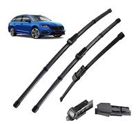 Wiper Front & Rear Wiper Blades Set,For Skoda Octavia NX A8 Estate 2019-2023 Windscreen Windshield Window 26"+19"+14"