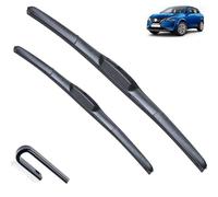 Wiper Front Wiper Blades Compatible with Nissan Qashqai J12 2021-2024 Windshield Windscreen Window Car Rain Brushes 26"+17"