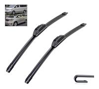 Wiper Front Wiper Blades Compatible with Toyota Alphard AH10 AH20 2002-2015 Windshield Windscreen Window Car Rain Brushes 26"+16"