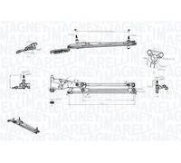 Wiper mechanism Magneti Marelli 085570706010 for FORD