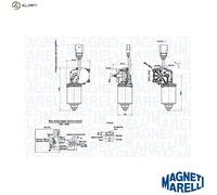 MAGNETI MARELLI 064053012010 Wiper motor