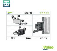 Valeo Wiper Motor Rear 579745 12V Replacement - Fits Land Rover Freelander 2 (2006-) LHD/RHD
