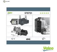 Valeo Wiper Motor 579751 - Front LHD - Nissan Qashqai (J10, JJ10) 2007-