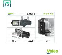 Valeo Wiper Motor 579751 - Front LHD - Nissan Qashqai (J10, JJ10) 2007-