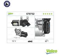 VALEO Wiper Motor 579752 12 Front for left-hand drive vehicles ORIGINAL PART CITROËN: C3 I Hatchback
