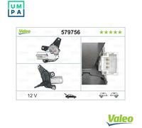 Valeo Wiper Motor 579756 - Rear for Renault Scenic/Megane II/Grandtour 12V