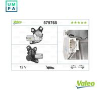Valeo Wiper Motor 579765 - Rear Tailgate - Berlingo & Partner (2008-)