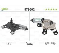 VALEO - Wiper Motor - Rear - 579602 - A4, A6, ALLROAD