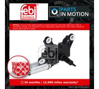 Wiper Motor fits SKODA FABIA 545 1.2D Rear 10 to 14 CFWA 5J9955711 5J9955711A