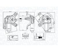 MAGNETI MARELLI 064070900010 Wiper motor