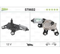 Wiper Motor VALEO 579602 Rear for AUDI