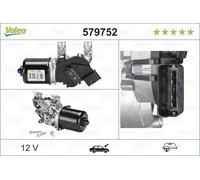 Valeo Wiper Motor 579752 Front - Left-hand Drive - Original Part - Citroën C3 I Hatchback