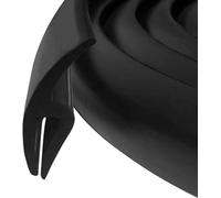 Wiper Rubber Strip, 1.7M/ 5.6Ft Car Front Windshield Window Seal Strip Moulding Trim, Black Rubber Seal Car Windshield Window Door Seal Strip Weather Seal Stripping Car Window Seal (1Pcs)
