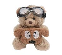 Wiper Shift Handle Doll - 20cm Creative Auto Plush Bear, Soft Skin-Friendly Car Interior Decoration | Adorable Dashboard Accessory for RV Truck Sedan Small Cars SUV Cute Plushs Toy Decor