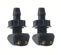 Wiper Spray Nozzle Fits for Volvo for V70 for V90 for XC60 2Pcs Car Dual Holes Windshield Washer Nozzle Wiper Water Spray Jet Replacement Parts