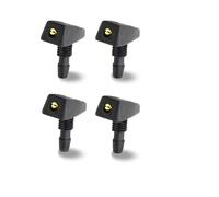 Wiper Spray Washer Compatible With Automotive General Front Windshield Wiper Spray Nozzle Kit Sprinkler Fan Spray Nozzle Cover Cleaner(4PCS)