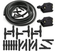 Wiper Spray Washer Jet Compatible with Ram for ProMaster Car 4 Way Windscreen Washer Wiper Water Spray Jets Nozzles Spray Spray Kit