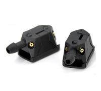 Wiper Spray Washer Jets Car Front Windshield Washer Nozzle 4-Way Adjustable Spray Suitable For 9mm 8mm Wide