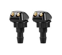 Wiper Washer Nozzle Kit Car Dual Holes Windshield Washer Nozzle Wiper Water Spray Windshield Wiper Washer Spray Nozzle Automotive Windshield Wiper Nozzles(2pcs)