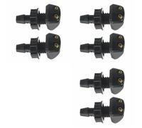 Wiper Washer Nozzle Kit Car Front Windshield Universal Washer Wiper Water Spray Nozzle 3pair with Install Buckle Automotive Windshield Wiper Nozzles