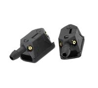 Wiper Washer Nozzle Kit Universal Washer Nozzle Adjustable 2 Pcs 4-Way Upgrade Installed On 8Mm 9Mm Automotive Windshield Wiper Nozzles Car Accessories