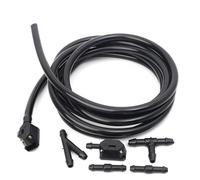 Wiper Washer Nozzle Kit Windshield Washer Nozzle and Hose Kit Universal Adjustable Car Washer Replacement with Connectors for Most Cars Repair Kit