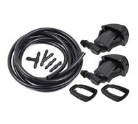 Wiper Washer Spray Jets Compatible With Toyota For Corolla For E121 2001 2002 2003 2004 2005 2006 2007 2Pcs Car Windshield Washer Spray Wiper Nozzles Hose 85381AE020