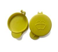 Wiper water filling cap Compatible With Fiesta MK5 MK6 2005 2006 2007 2008 Windshield Wiper Washer Fluid Reservoir Cap OEM:1488251(Yellow)