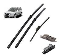 Wipers Parts 24"+19"+11" Front Rear Wiper Blades Set Car Windshield Windscreen Window Rain Brushes For Skoda For Yeti 2009-2019