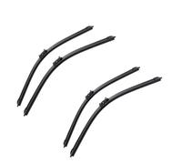 Wipers Set For Jaguar For F-PACE 2017-2020 Front Rear Windshield Four Seasons Durable Accessories 2017 2018 2019 2020 3PCS Car Wiper Wiper Blades Refills(4PCS)