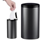 Wipes Container - Gym Wipes Container, Space Saving Wipe Dispenser | Aluminum Alloy Wipe Container Round Elegant, Flushable Wipes Wipe Bathroom Accessories for Gym Makeup Kitchens Bathrooms