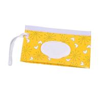 Wipes Container Travel,Water Resistant Wet Wipes Bag | Wipe Holder for Bathroom, Wipes Container, Bohemian Style Design, Wrist Strap, Portable for Stroller