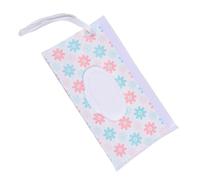 Wipes Container Travel,Water Resistant Wet Wipes Bag | Wipes Pouch with Wrist Strap, Bohemian Style Design, Refillable for Travel, Outdoor, Stroller