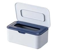 Wipes Dispenser - Refillable Storage Dispenser with Lid | Bathroom Wipes Holder | Dustproof Silicone Seal, Moisture Blocking, Smooth Wide Opening, Strong PP Material, Home Kitchen Countertop