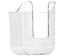 Wipes Dispenser Wall Mount Wipes Container Self-Adhesive Large Capacity Wipe Holder Heavy Duty Minimalist Pet Tissue Dispenser For Kitchen Bedroom Bathroom, Transparent White,Wipes Container