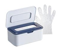 Wipes Dispenser - Wipe Holder for Babes & Adult, Refillable Wipe Container, Dry Wipes Dispenser with Lid | Nappy Box Organizer Storage | for Home, Travel, Kitchen, Toilet, Bathroom, Countertop
