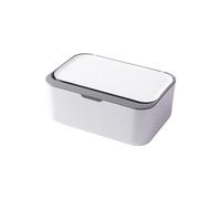 Wipes Dispenser Wipe Holder Portable Refillable Container Napkin Fresh Case Tissue Boxes Storage Box for Living Room and Bedroom(Grey)