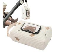 Wipes Dispenser - Wipes Dispenser for Portable Wipes | Cute Storage Bag, Lightweight Reusable Stroller Organizer, Shopp