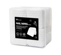 Wipes For Nails - Lint Free Pads, Super Absorbent Cleanser, Soft Non Woven Material, Professional Manicure Polish Remover, Beauty Salon Supplies, White Square Sheets For Women Pedicure