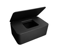 Wipes Holder,Dustproof Tissue Dispenser Holder Napkins Storage Case Black