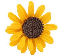 WIPPWER gold keychain Cute Sunflower Brooch Elegant Alloy Women Lapel Pin Clothing Collocation Accessories for Backpack Suit keychain accessories for women