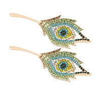 WIPPWER Peacock Scarf 2pcs Women Brooch Personalized Elegant Lapel Pin with Peacock Shape for Birthday Brooch