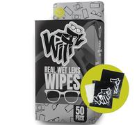WiPPZ® Lens & Screens Wipes - Pack Individually Wrapped Biodegradable wipes, Eco-Friendly, for Glasses, Sunglasses, Laptop Screens and Camera Lenses (50 Wipes Count)