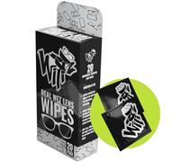 WiPPZ® Lens & Screens Wipes - Pack Individually Wrapped Screen Wipes, Biodegradable, Eco-Friendly, Cleaning Wipes for Glasses, Sunglasses, Laptop Screens and Camera Lenses (100 Pacl (20 Wipes Count)