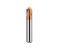 WIQOLESVL 1pcs Carbide Corner Rounding End Mill R0.5-R5.0 Titanium Coating CNC Machine Router Bit Straight Shank 4-12mm Shank Corner Rounding Milling Cutter(R2.0xD6x50L)