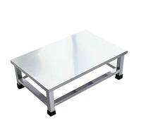 WIQUYBML 20cm Height Adjustable Washing Machine Base Stainless Steel Appliance Stand Heavy Duty Pot Rack Support Tray 40x30x20cm Elevate Your Stability