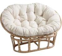 WIQUYBML Egg Chair Cushion,Waterproof Sun-Resistant Hanging Cushion Swing Replacement Cushion,Wicker Rattan Seat for Indoor/Outdoor Patio Garden Furniture