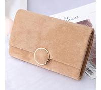 WIQUYBML Exquisite Clutch Party Party Women's Clutch Clutch Retro Evening Bag for Women Small Solid Flap Handbags Wedding Chain Shoulder Bag Dinner Purse (Khaki One Size)