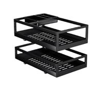 WIQUYBML Kitchen Blind Corner Cabinet Pull Out Slide out Spice Rack for Cabinets Under Sink Pull-Out Home Organizers Organization, Pantry, Bathroom